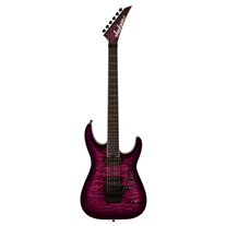 Jackson Pro Plus Series Dinky DKAQ Transparent Purple Burst Electric Guitar