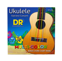 DR Strings UMCSC Multicolor Ukelele strings set