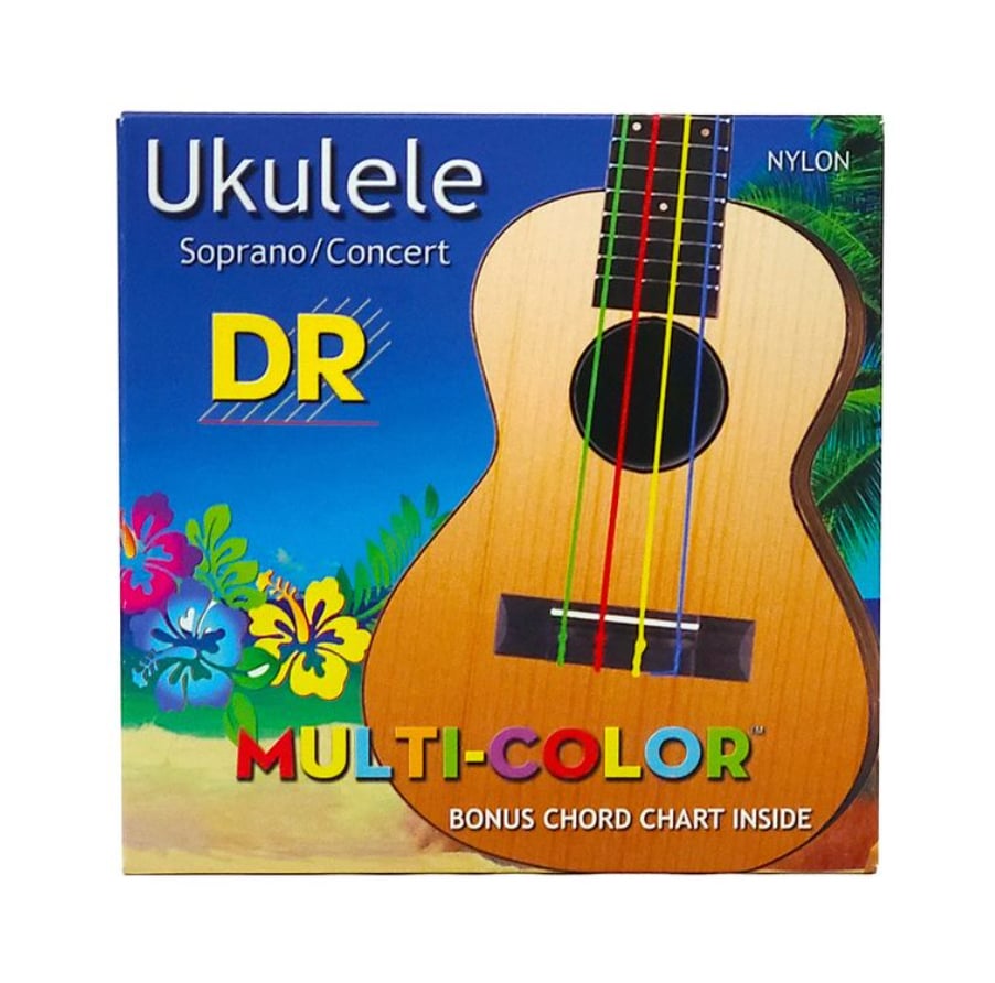 DR Strings UMCSC Multicolor Ukelele strings set