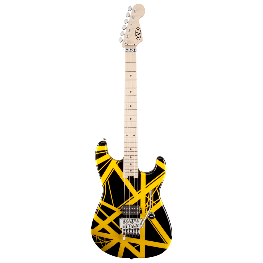EVH Striped Series Black with Yellow Stripes