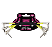 Ernie Ball EB6059 Black 3 pack Patch cable
