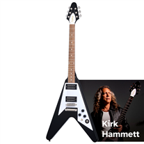 Epiphone Kirk Hammett 1979 Flying V Ebony
