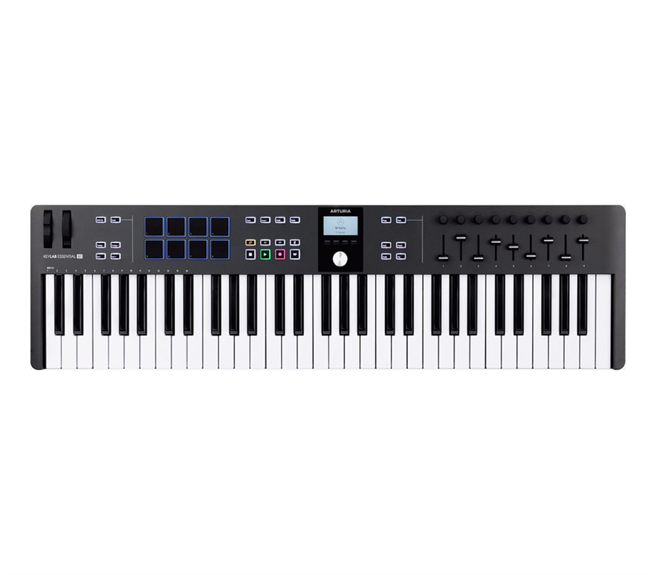 Arturia KeyLab Essential 61 Mk3 Black MIDI Keyboard Controller