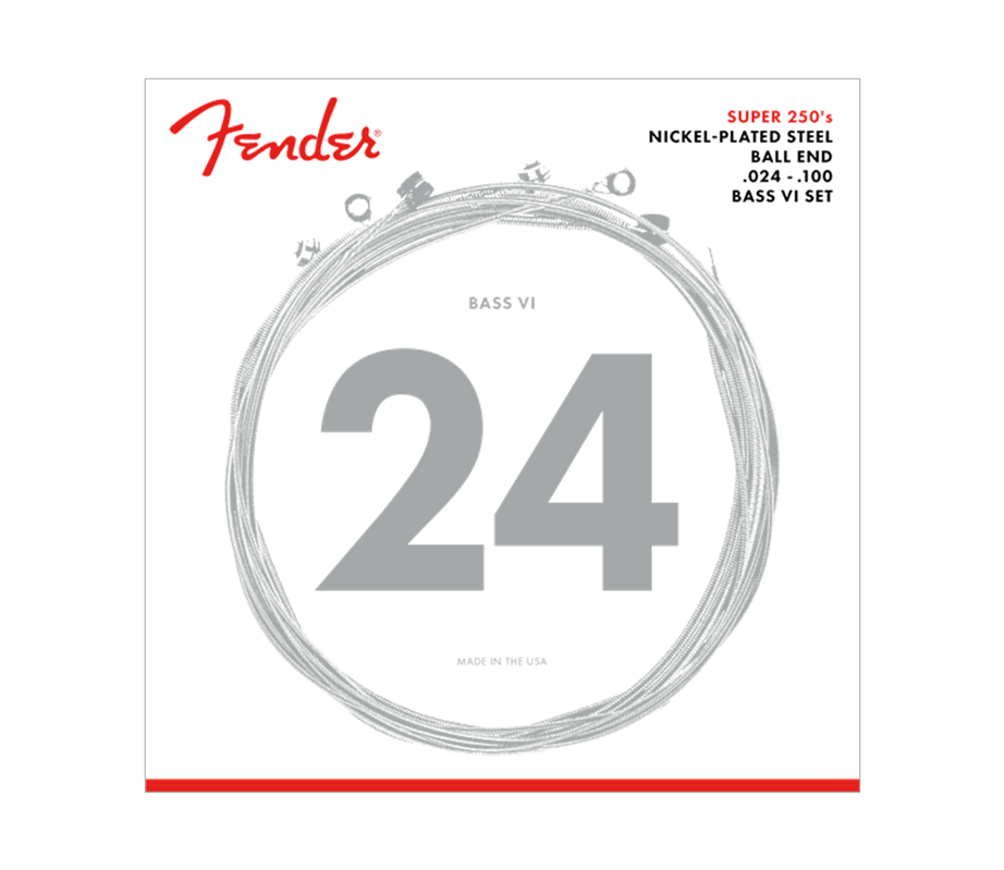 Fender Super 250 Bass VI Strings Nickel Plated Steel Ball End