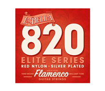 La Bella 820 Red Nylon Flamenco