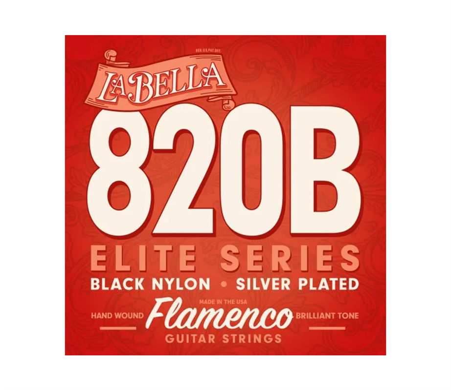 La Bella 820B Black Nylon Flamenco