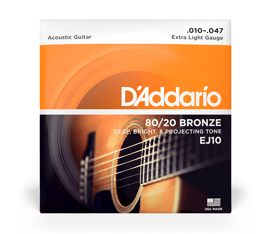 D'Addario EJ10 010-047 Acoustic Guitar String Set