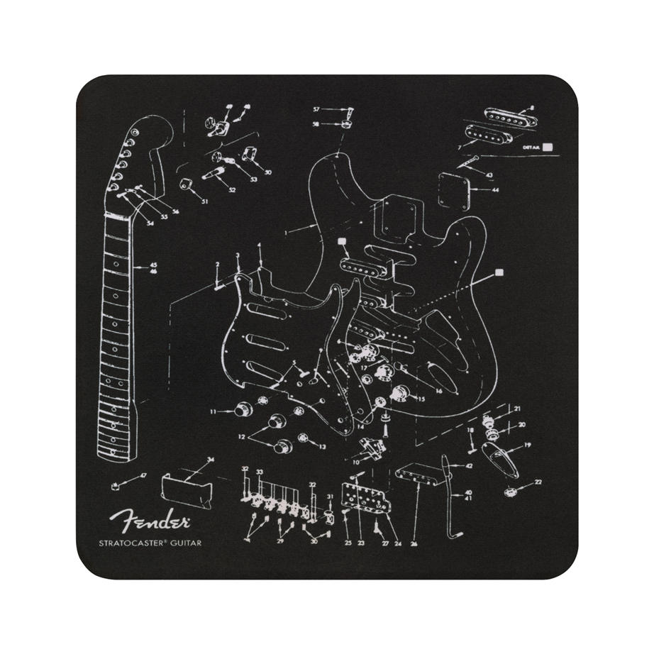 Fender Mousepad Exploded Strat