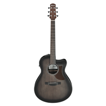 Ibanez AAM70CE-TBN Transparent Charcoal Burst