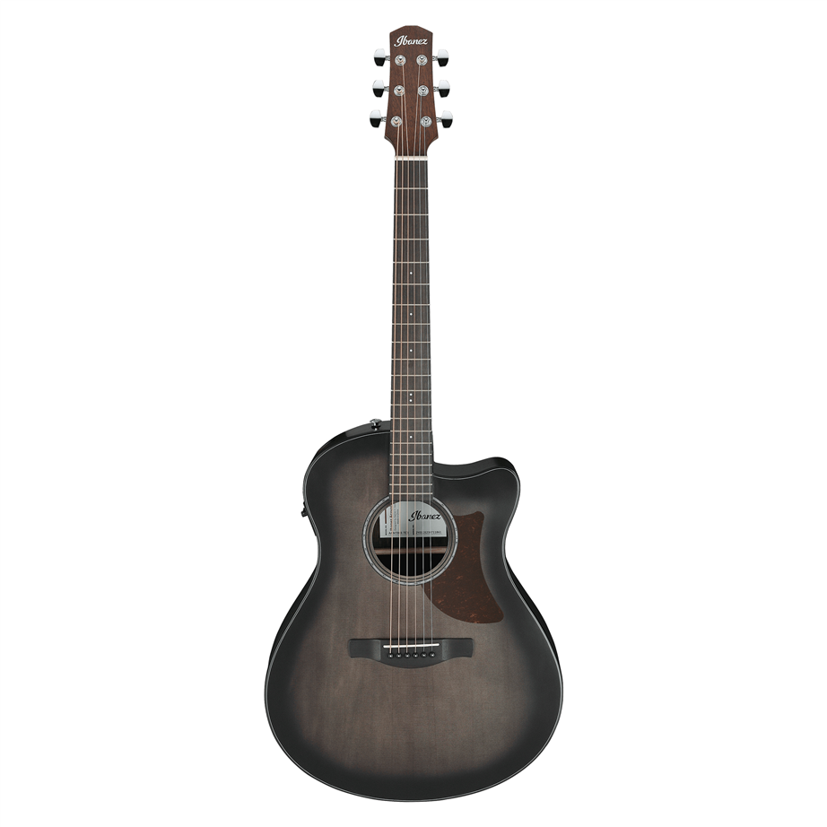 Ibanez AAM70CE-TBN Transparent Charcoal Burst