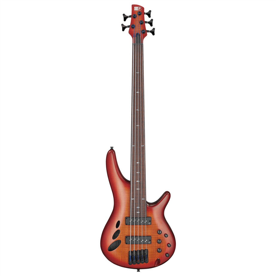 Ibanez SRD905F Brown Topaz Burst Fretless