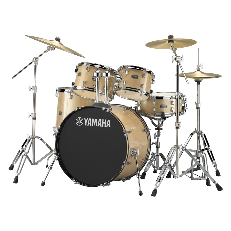 Yamaha Rydeen Standard w/Paiste 101 Cymbals Champagne Glitter