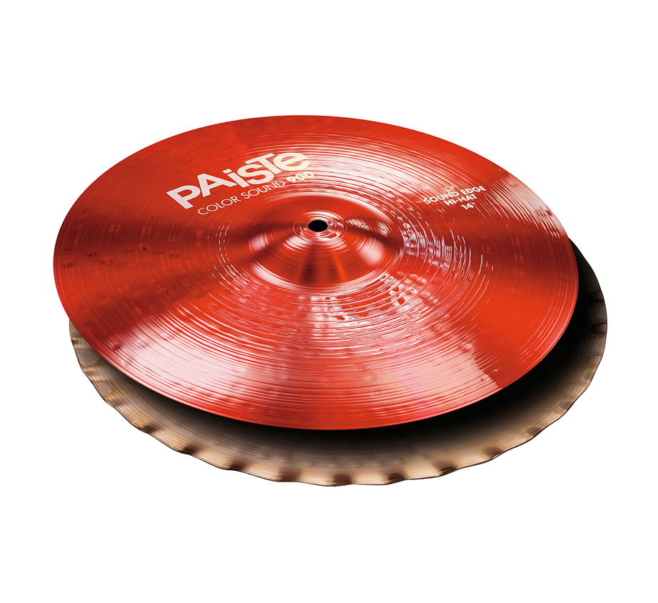 Prato Hi Hat 14" Paiste 900 Sound Edge Red (par)