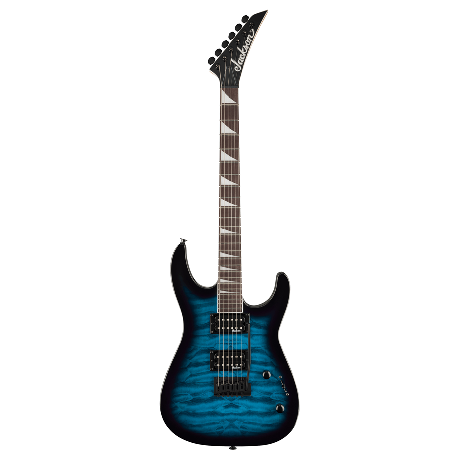 Jackson JS Series Dinky JS20 DKQ 2PT AH Trans Blue Burst