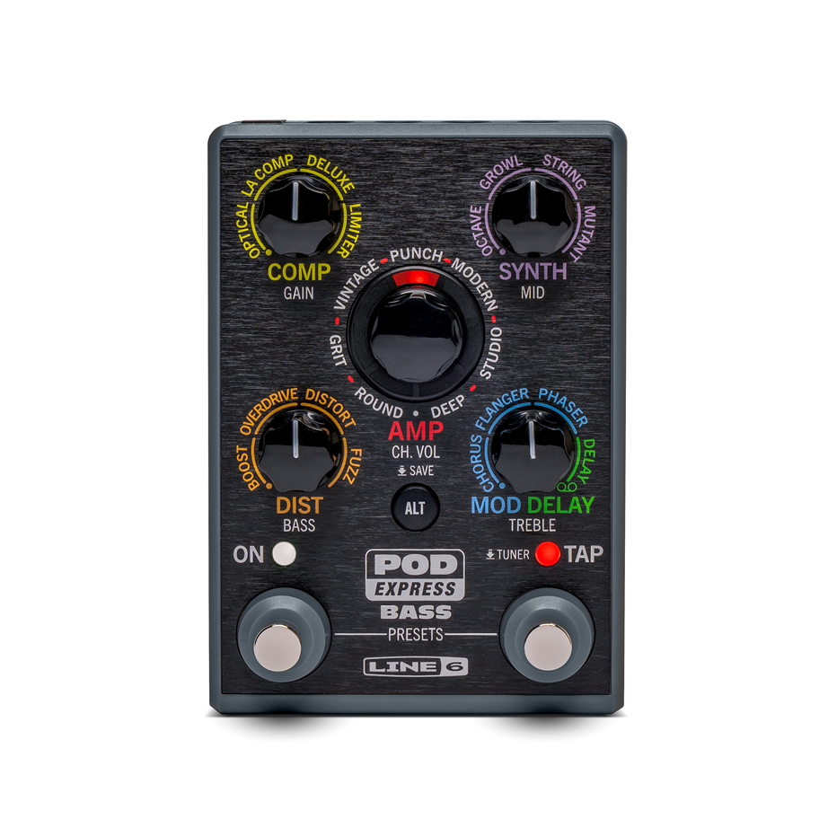 Line 6 Pod Express Bass Pedalboard