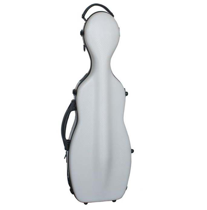 Rapsody Rocket Violin Case White with sheet music pouch