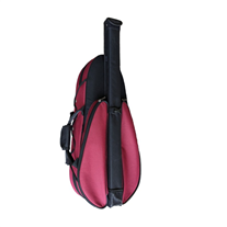 Rapsody Compact 4/4 Violin Case Black/Red