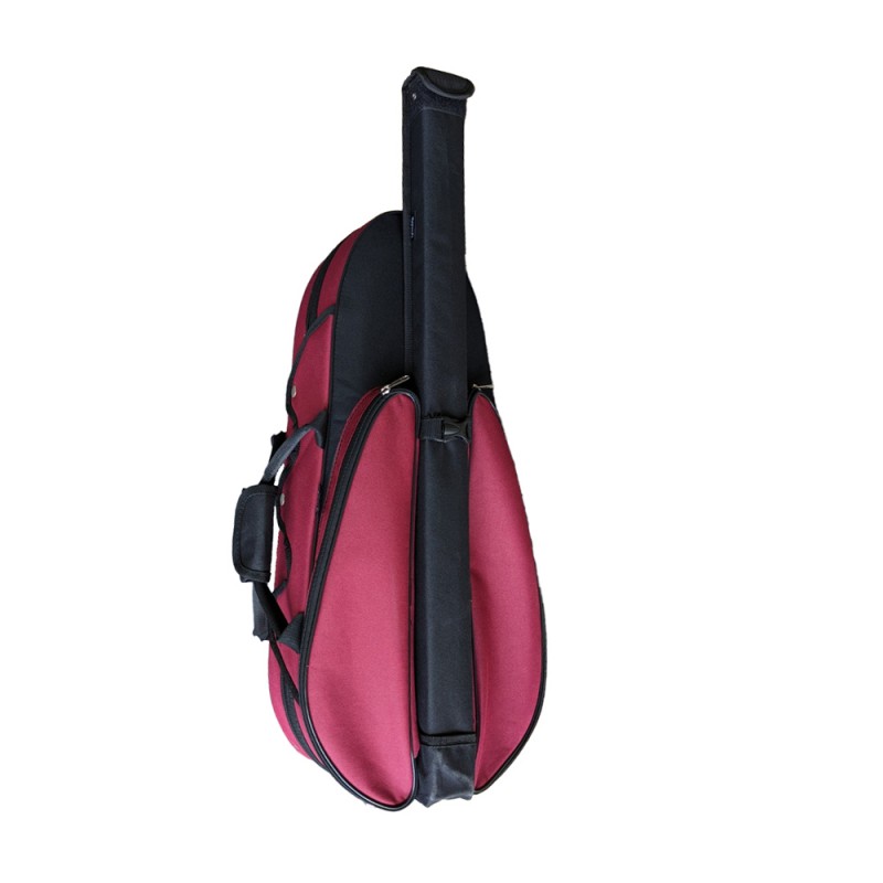 Rapsody Compact 4/4 Violin Case Black/Red