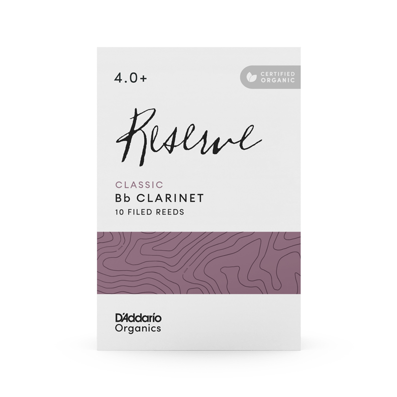 Daddario Organic Reserve Classic 4.0+ Bb clarinet reed