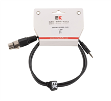 EK MJSX 1mt XLRF x Jackst3,5 Cable