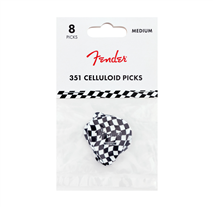 Fender 351 Celluloid Checkerboard 8 uni Picks