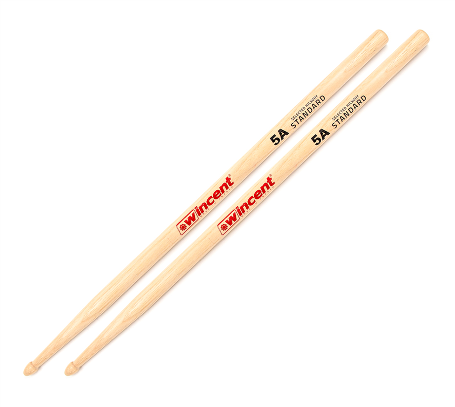 Wincent 5A Wooden Tip Drumsticks