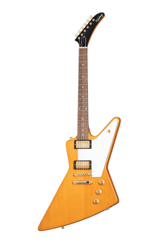 Epiphone 1958 Korina Explorer (White Pickguard) Aged Natural
