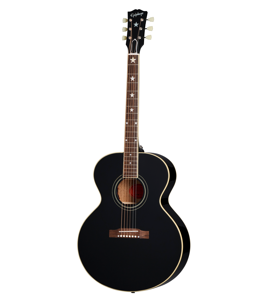 Epiphone J-180 LS Ebony