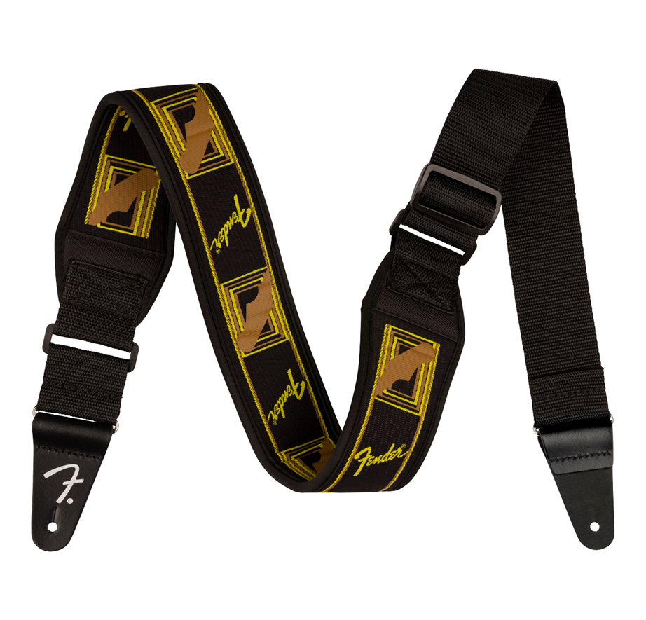 Fender Swell Neoprene Logo 2.5" Guitar Strap Multicolor