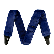 Fender Poodle Plush Blue Guitar Strap
