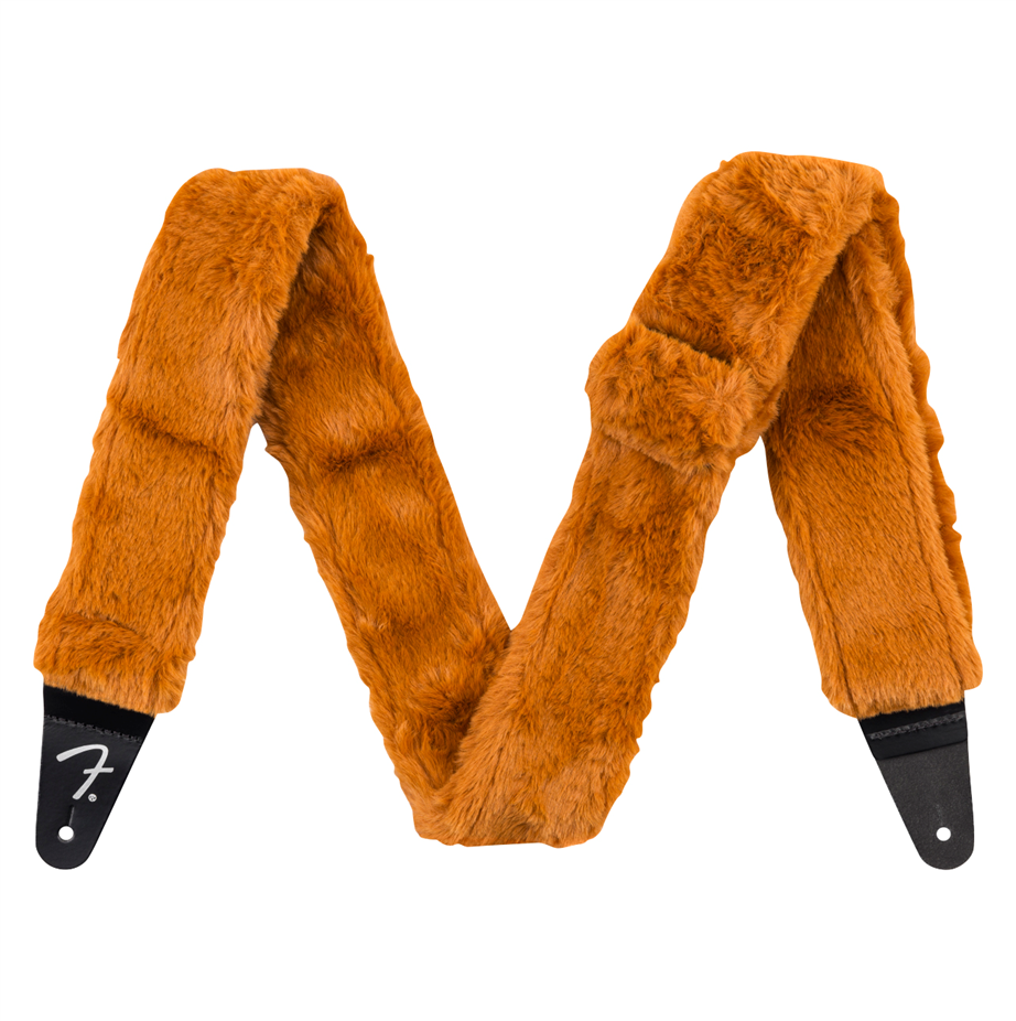 Fender Poodle Plush Rust Guitar Strap