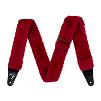 Fender Poodle Plush Red Guitar Strap