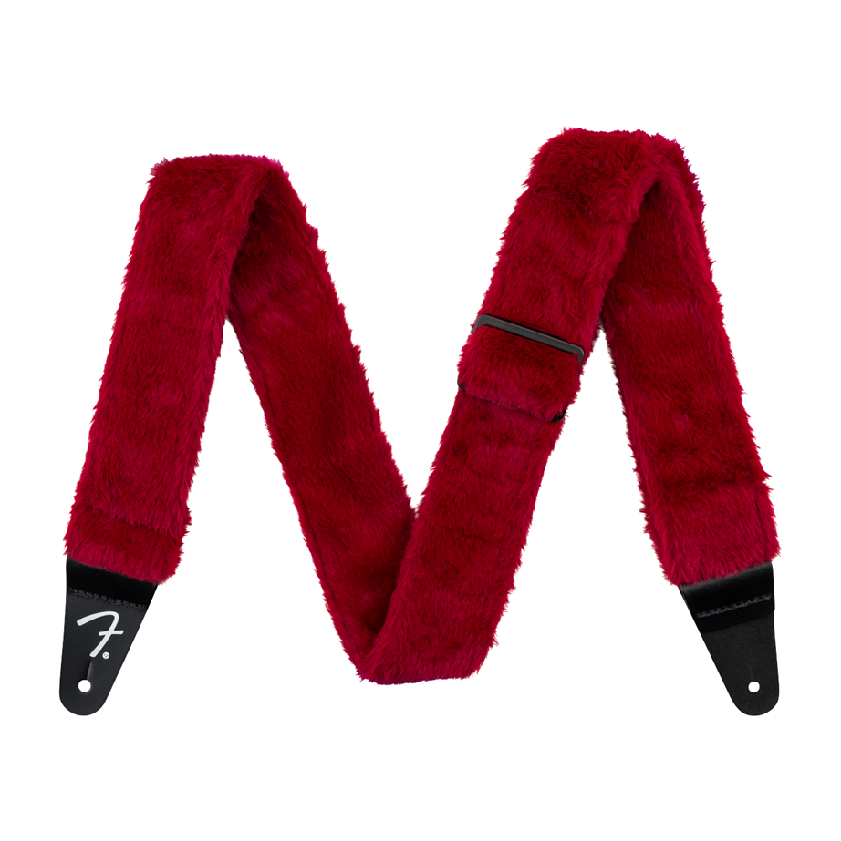 Fender Poodle Plush Red Guitar Strap