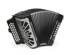 Hohner Compadre Diatonic Accordion (A-D-G) Black