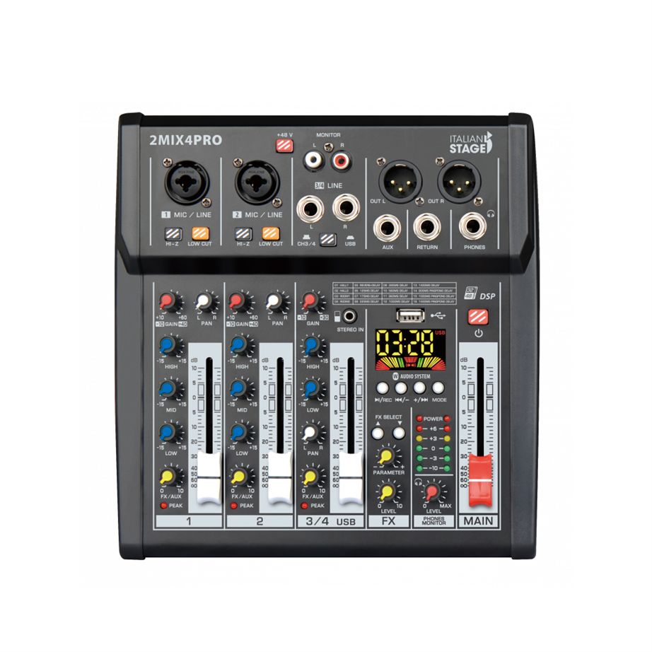 Mesa de Mistura Italian Stage 2MIX4PRO