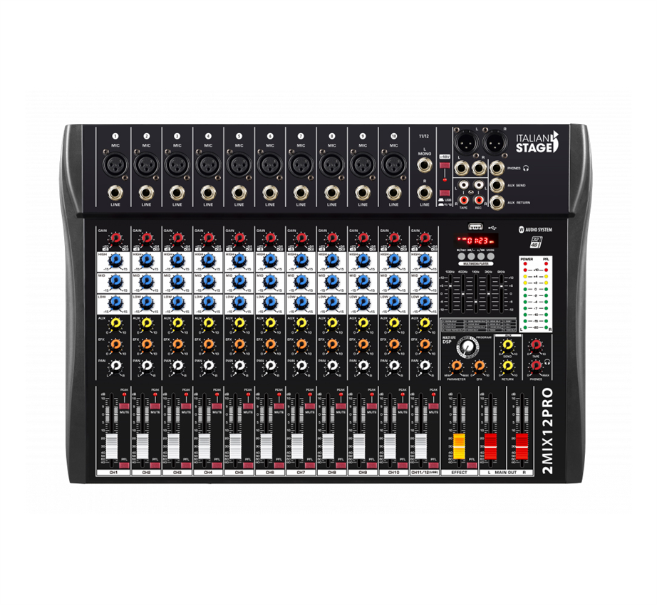 Italian Stage 2MIX12PRO Mixing Desk
