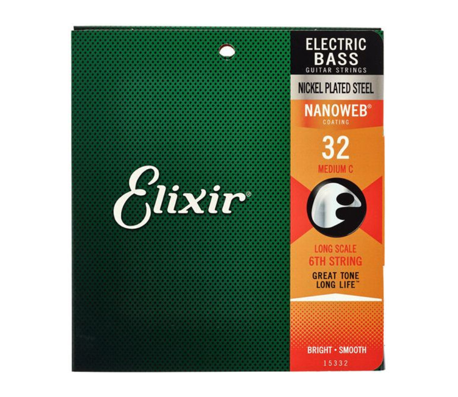 Elixir 0.32 Nanoweb Bass guitar string