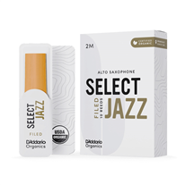 D'Addario Organic Select Jazz Filed Alto Sax Reed 2M 10-Unit Pack