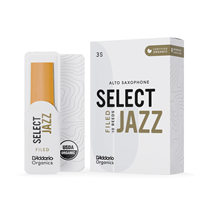 D'Addario Organic Select Jazz Filed Alto Sax Reed 3S 10-Unit Pack
