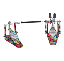 Tama HP900RWMPR Rolling Glide Twin Pedal Psychedelic Rainbow