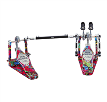 Tama HP900PWMPR Power Glide Twin Pedal Psychedelic Rainbow