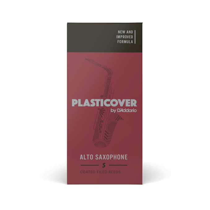 D'Addario Plasticover 2.0 Alto Sax Reed 5-Unit Pack