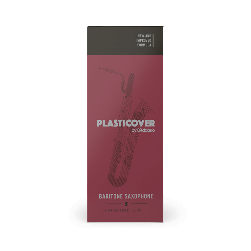 D'Addario Plasticover 3.0 Baritone Sax Reed 5-Unit Pack