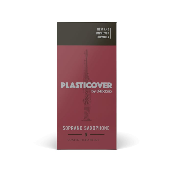 D'Addario Plasticover 3.5 Soprano Sax Reed 5-Unit Pack