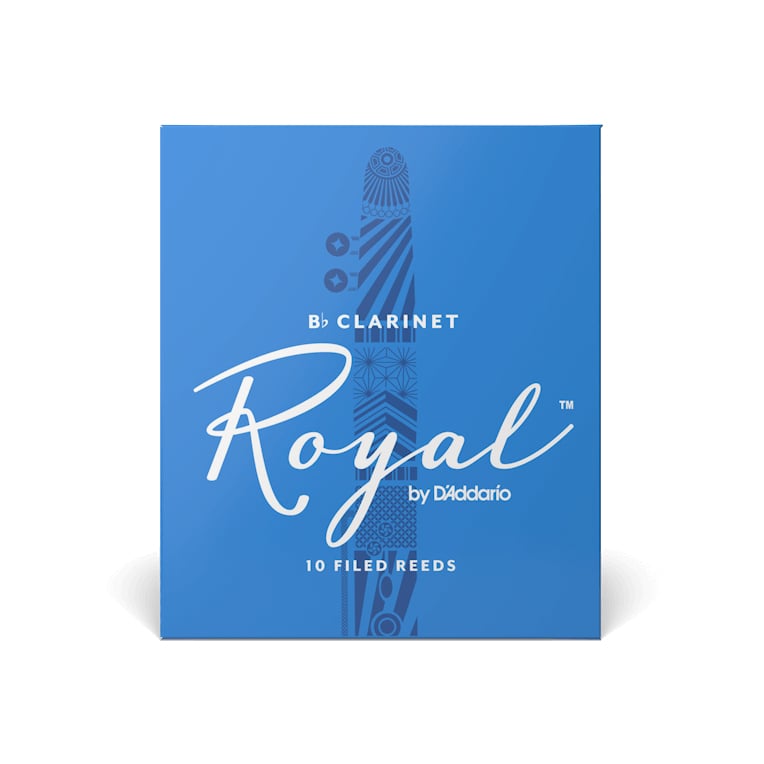 D'Addario Royal Filed 3.0 Bb Clarinet Reed 10-Unit Pack