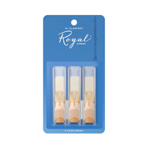 D'Addario Royal Filed 2.5 Bb Clarinet Reed 3-Unit Pack