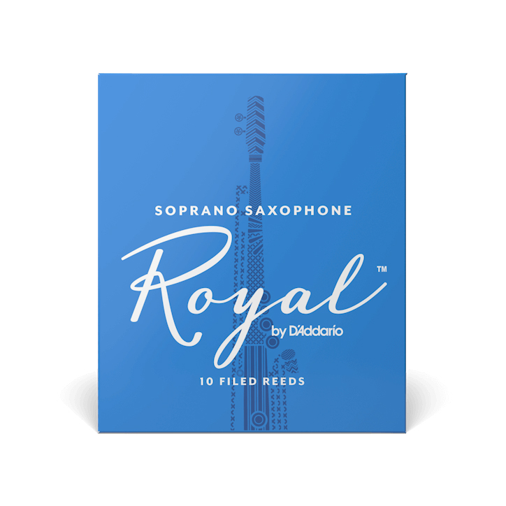 Daddario Royal Filed Soprano Sax Reed 2.5 10-Unit Pack
