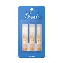 Daddario Royal Filed Tenor Sax Reed 2.5 3-Unit Pack