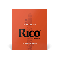 D'Addario Rico Unfiled 2.5 Eb Clarinet Reed 10-Unit Pack