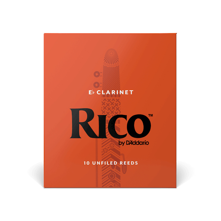 D'Addario Rico Unfiled 2.5 Eb Clarinet Reed 10-Unit Pack